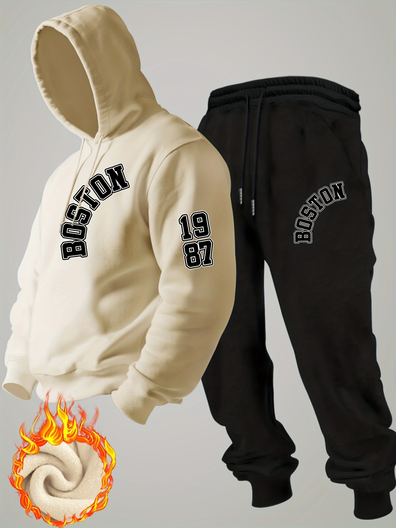 2026 신상 남성 겨울 플리스 후드 트랙슈트 Y2K  - Mens Fashion Streetwear 리뷰 및 가격